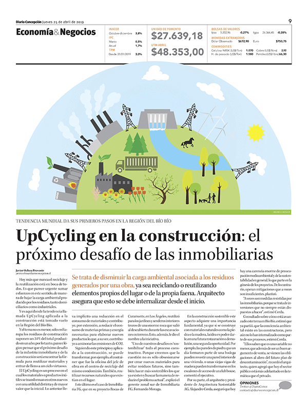 UpCycling en la Construcción