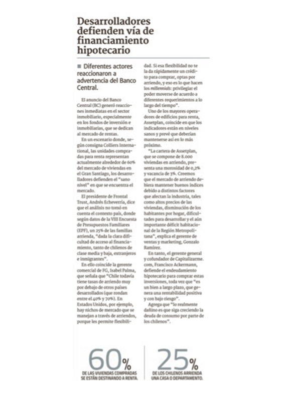 Vía de Financiamiento Hipotecario
