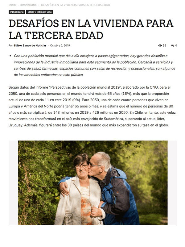 tercera edad, vivienda, desafíos, inmobiliaria, construir
