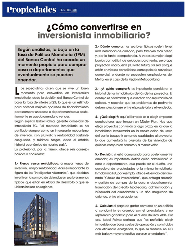 el mercurio, inversionistas, casas, departamentos, viviendas, propiedades, inversionistas inmobiliarios