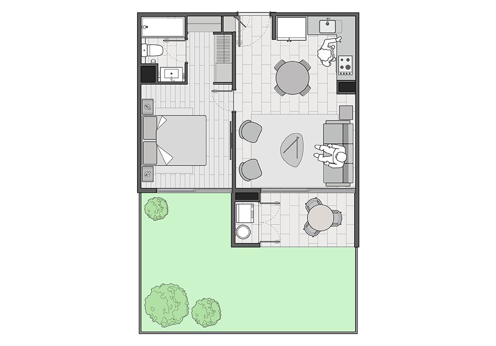 A2 + Patio