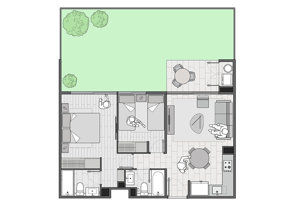 B1 + Patio