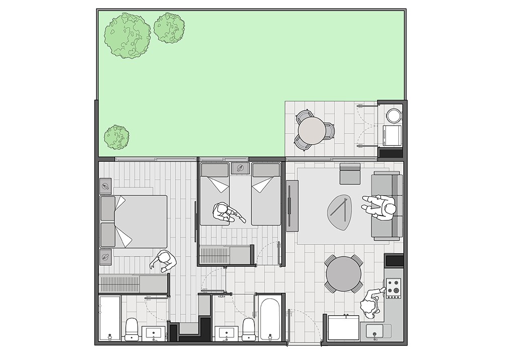 B2 + Patio
