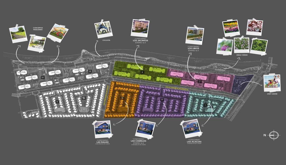 Emplazamiento Condominio Los Jacintos      I y II